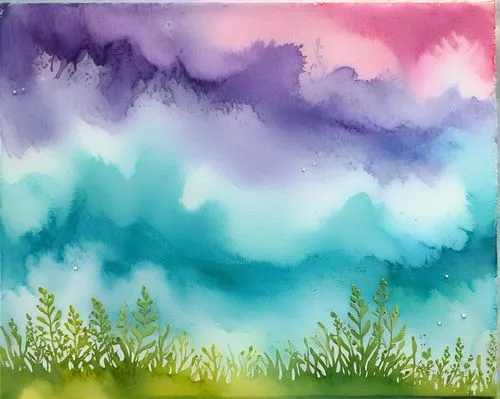 watercolor background,meadow in pastel,watercolor frame,abstract watercolor,watercolor floral background,watercolor texture,watercolor paint strokes,watercolour frame,watercolor baby items,watercolor paint,watercolor blue,springtime background,rain clouds,small landscape,watercolor paper,small meadow,dandelion meadow,watercolor leaves,water color,dandelion field,Illustration,Paper based,Paper Based 06