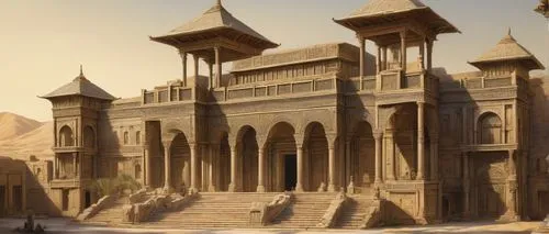 theed,husseiniyah,diriyah,caravanserai,caravanserais,islamic architectural,hurriyah,andalus,persian architecture,ctesiphon,kashan,iskandiriyah,mesinai,caravansary,egyptian temple,karakas,maqdadiyah,qasr al watan,nasariyah,kharkh,Illustration,Retro,Retro 25