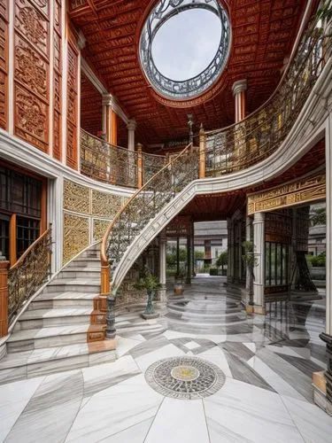 circular staircase,winding staircase,outside staircase,spiral staircase,staircase,marble palace,spiral stairs,casa fuster hotel,mansion,entrance hall,luxury home interior,luxury property,stairwell,stair,dragon palace hotel,chinese architecture,asian architecture,winners stairs,ceramic floor tile,lobby,Architecture,Industrial Building,Chinese Traditional,Han Dynasty