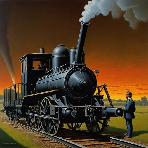 steam locomotives,bachmann,engineman,steam special train,steam locomotive,benton,steam engine,gwr,tretchikoff,stanier,sodor,steam train,ertl,enginemen,autopacific,tornado,burchfield,lswr,hornby,willink,Art,Artistic Painting,Artistic Painting 30