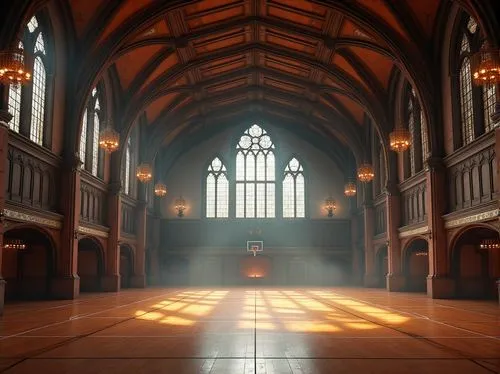 hammerbeam,altgeld,empty hall,hall of the fallen,cryengine,ballroom,light rays,yost,dancefloor,hall,wooden floor,3d render,3d rendering,empty interior,dancefloors,theed,render,sanctuary,wooden beams,inglenook,Photography,General,Realistic