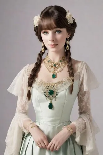 Of course, let's adjust Eloise's attire to reflect her upper-class status in 18th-century Mexico while still retaining her spirited personality and intellect.

Eloise would wear dresses made of luxuri