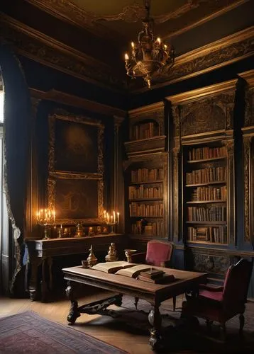 reading room,danish room,inglenook,victorian room,study room,dandelion hall,ornate room,bookcases,miniaturist,old library,bookshelves,blickling,scriptorium,wade rooms,overmantel,harlaxton,vestry,traquair,highclere castle,elizabethan manor house,Art,Artistic Painting,Artistic Painting 48