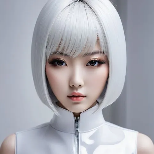 derivable,rei ayanami,japanese doll,doll's facial features,white lady,fashion doll,artist doll,kula,virtua,white color,jiarui,gradient mesh,humanoid,the japanese doll,designer dolls,gynoid,simulated,white fur hat,xiaolu,female doll,Photography,Artistic Photography,Artistic Photography 06