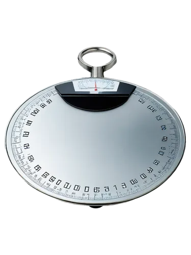 Weighing scale, balance tool, metal material, circular shape, precise numbers, silver color, reflective surface, slight shadows, 3/4 composition, shallow depth of field, soft focus, studio lighting, i