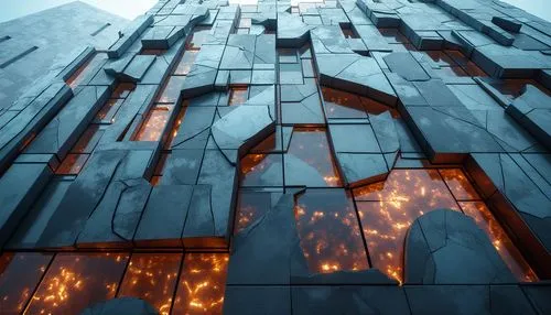 glass facade,glass facades,glass blocks,shard of glass,glass wall,glass building,morphosis,monolithic,libeskind,arcology,overbuilding,apartment block,structural glass,render,cladding,cubic house,fragmented,glass tiles,windowpanes,cubes,Photography,General,Realistic