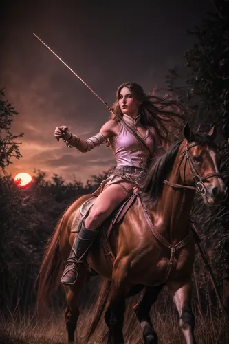 warrior woman,female warrior,digital compositing,heroic fantasy,huntress,fantasy picture,swordswoman,thracian,endurance riding,joan of arc,horseback,bronze horseman,biblical narrative characters,fantasy art,sagittarius,wind warrior,celtic queen,horseman,fantasy woman,western riding