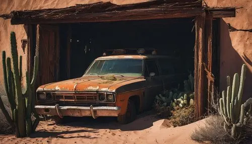 rust truck,abandoned old international truck,pickup-truck,old abandoned car,abandoned international truck,desert safari,abandoned car,pioneertown,desert,old vehicle,pontiac ventura,digital painting,arizona,ford truck,retro vehicle,eldorado,street canyon,old car,chevrolet bison,road forgotten,Conceptual Art,Oil color,Oil Color 12