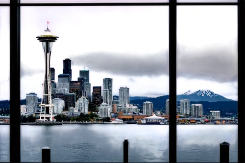 seattle,seattleite,vancity,space needle,skylines,black city,city scape,highrises,cityscapes,sealth,seattleites,megacities,tall buildings,caprica,westcoast,skycity,portlanders,vancouver,gasworks,scenically,Conceptual Art,Fantasy,Fantasy 34