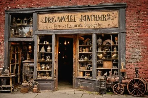 apothecaries,apothecary,ironmongers,druggists,shoemakers,mercantile,storefront,deadwood,general store,soap shop,bootmakers,brandy shop,july 1888,druggist,potteries,craftspeople,antique construction,gristmills,antiquing,stores,Illustration,Realistic Fantasy,Realistic Fantasy 40