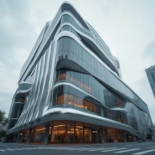 dentsu,medibank,omotesando,morphosis,glass facade,aoyama,taikoo,capitaland,stanchart,office building,alumax,afreximbank,hongdan center,vinoly,isozaki,difc,cityu,sathorn,azabu,isetan,Photography,General,Realistic