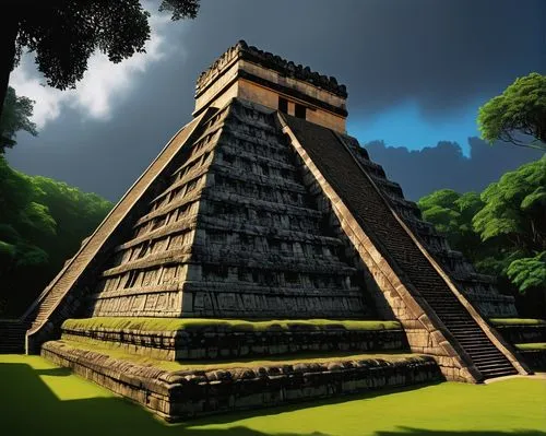 chichen itza,tikal,prehispanic,yaxchilan,yavin,mesoamerican,xunantunich,bonampak,copan,azteca,mayan,palenque,step pyramid,eastern pyramid,mesoamerica,mexica,rathas,pakal,yantra,huastec,Illustration,Black and White,Black and White 20