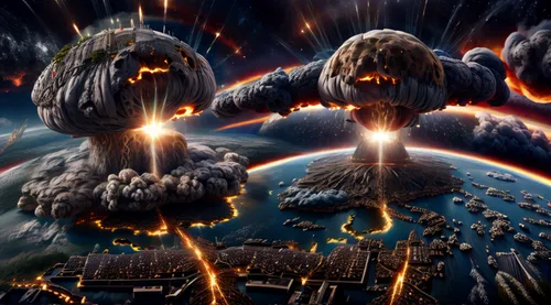 doomsday,end of the world,the end of the world,apocalyptic,armageddon,nuclear explosion,burning earth,alien invasion,asteroids,apocalypse,nuclear war,explosions,dead earth,exploding,fire planet,the eruption,exploding head,alien planet,planet eart,photo manipulation