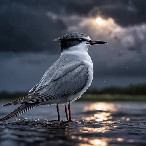 Write a suspenseful story featuring a whiskered tern on a stormy night.,river tern,common tern,arctic tern,tern bird,forster s tern,crested terns,sandwich tern,royal tern,silver tern,fairy tern,black 