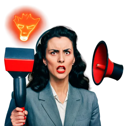 evil woman,ardern,menopause,scared woman,scary woman,puscifer,handheld electric megaphone,yelle,woman holding gun,psicosis,psychophysiological,psychopathological,hypervigilant,devil,demonization,herodias,furies,electric megaphone,woman holding a smartphone,henchwoman,Illustration,Abstract Fantasy,Abstract Fantasy 16