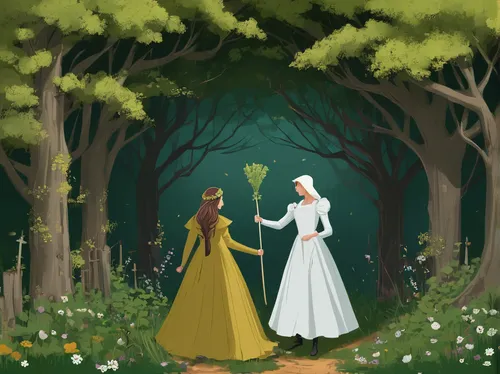 a fairy tale,yellow garden,lily of the field,fairy forest,fairy tale,dandelion hall,dandelions,lilly of the valley,elven forest,princesses,garden party,lily of the valley,dandelion meadow,to the garden,in the forest,garden silhouettes,wedding icons,towards the garden,enchanted forest,fairy tales,Conceptual Art,Fantasy,Fantasy 02