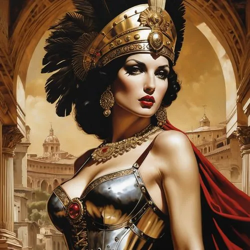 cleopatra,hippolyta,theodora,gandhari,athena,zenobia,Illustration,Realistic Fantasy,Realistic Fantasy 10