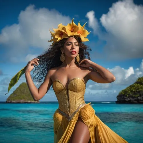 shangela,hula,beyonce,polynesian girl,oshun,moana,hispaniolan,mauritian,tahitian,guadelupe,hawijah,tokelau,guadeloupe,guadeloupean,mauritia,destra,trinidadian,bey,micronesian,polynesian,Photography,General,Cinematic