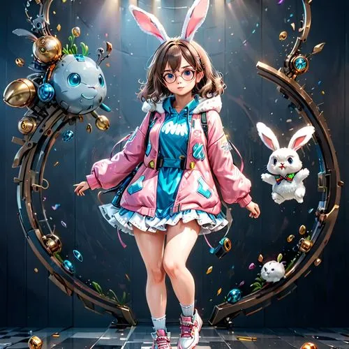 easter theme,easter background,eevee,easter banner,bunny,bunni,Anime,Anime,General