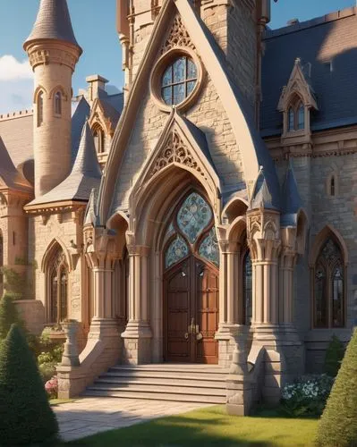 fairy tale castle,victorian house,fairytale castle,victorian,chateau,3d render,turreted,render,chateaux,gold castle,old victorian,3d rendered,french building,turrets,maplecroft,victoriana,castlelike,3d rendering,mansion,castle,Unique,3D,3D Character