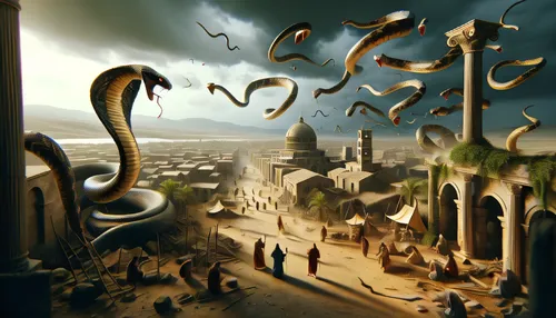 shofar,the pied piper of hamelin,arabic background,snake charmers,trumpet of jericho,genesis land in jerusalem,fantasy picture,cd cover,snake charming,3d fantasy,fantasy city,damascus,music fantasy,kh