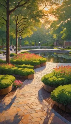 spring garden,springtime background,walk in a park,urban park,spring morning,landscape background,spring background,pathway,city park,central park,walking in a spring,sidewalk,center park,flower painting,herman park,azaleas,botanical square frame,landscaped,arboretum,flowerbeds,Conceptual Art,Daily,Daily 31