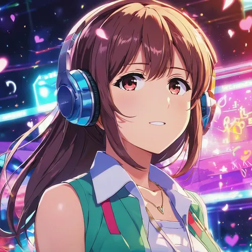 mikuru asahina,euphonium,listening to music,miku maekawa,headphone,music,music festival,azuki bean,earphone,music background,music artist,soundcloud icon,life stage icon,colorful background,music cd,wiz,dj party,beautiful sound,flayer music,listening,Illustration,Japanese style,Japanese Style 03