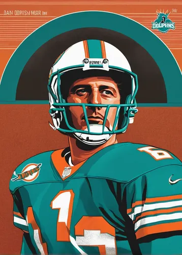 teal and orange,quarterback,dolphin background,vector graphic,teal digital background,baker,vector image,vector illustration,cobb,retro background,vector art,hue,sports collectible,vector graphics,cam,passer,national football league,adobe illustrator,vector design,orlovsky,Illustration,Vector,Vector 12