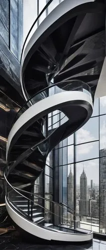 spiral staircase,circular staircase,winding staircase,spiral stairs,futuristic architecture,oscorp,futuristic art museum,staircase,skywalks,steel stairs,helix,staircases,safdie,arcology,glass facade,heatherwick,spirally,bobst,spiral,outside staircase,Photography,Fashion Photography,Fashion Photography 09