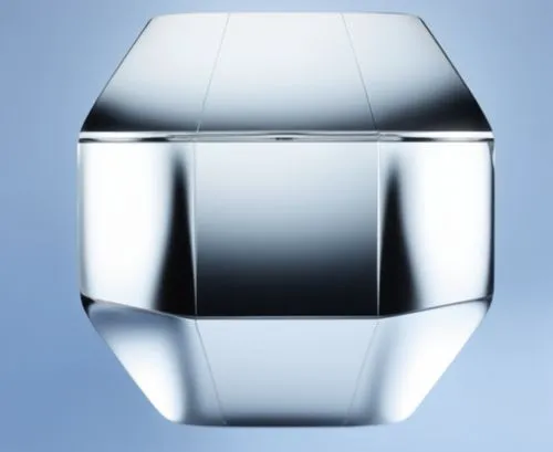 the very strange looking object is reflected in the water,ball cube,cube surface,crystalball,glass sphere,glass ball,faceted diamond,Photography,General,Realistic