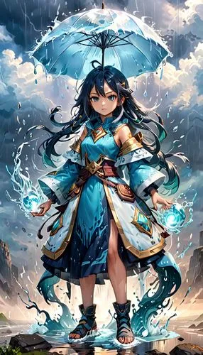 monsoon banner,water-the sword lily,zodiac sign libra,ocean background,aquarius,god of the sea,wind warrior,nori,mermaid background,the sea maid,rusalka,poseidon,hatsune miku,underwater background,zodiac sign gemini,water nymph,amano,cg artwork,portrait background,water lotus,Anime,Anime,General