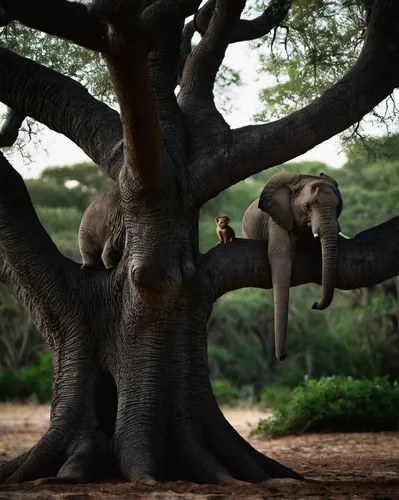 Parkland-newborn-photographer-safari-tree-Edit.png,adansonia,african bush elephant,african elephant,elephant with cub,african elephants,stacked elephant,mama elephant and baby,elephantine,baby elephan