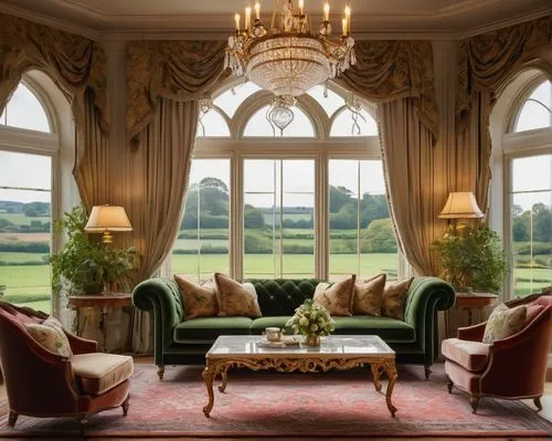 castlemartyr,highgrove,lanesborough,farmleigh,highclere castle,ditchley,sitting room,highclere,cholmondeley,gleneagles hotel,gleneagles,boringdon,babington,luxury home interior,althorp,ellenborough,kedleston,doneraile,great room,longueville,Illustration,American Style,American Style 01