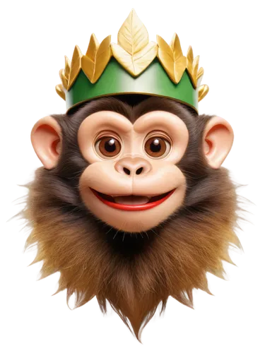 monkey god,monkey,barbary monkey,monke,aqim,the monkey,simian,ape,king coconut,monkey soldier,lutung,primate,kaabu,monkeying,kalimantan,monkey banana,king crown,huegun,sulei,hanuman,Illustration,Retro,Retro 22