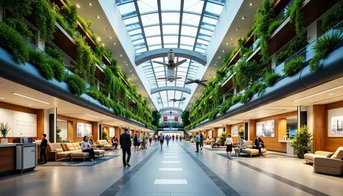 atriums,wintergarden,atrium,macerich,masdar,skyways,carreau,galleria,tunnel of plants,plant tunnel,dobner,winter garden,phototherapeutics,biopolis,gournay,yorkdale,lobby,shopping mall,danube centre,oberoi