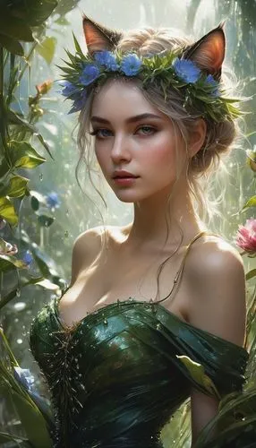 faerie,faery,fae,fairie,elven flower,dryads,Conceptual Art,Fantasy,Fantasy 11