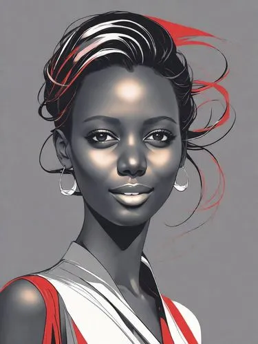 okoye,danai,thandie,nubia,uhura,lucretia,african woman,digital painting,volou,amaka,sissel,malawian,kunbi,maliana,angolan,nnenna,ororo,shuri,burundian,michonne,Digital Art,Line Art