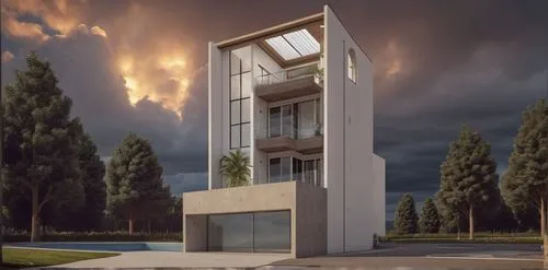 cubic house,stalin skyscraper,observation tower,modern architecture,electric tower,3d rendering,sky apartment,mirror house,sky space concept,lifeguard tower,frame house,residential tower,steel tower,skyscraper,the skyscraper,syringe house,control tower,cube house,door-container,monument protection,Photography,General,Realistic