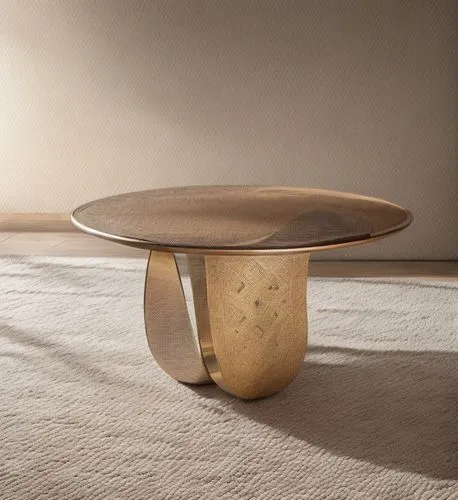 Table with saddle-shaped base with dominant embossed in a Turkish rug pattern,coffee table,table and chair,set table,wooden table,small table,danish furniture,table,dining room table,dining table,end 