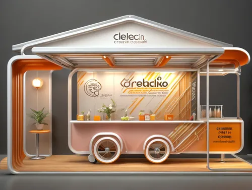 ice cream cart,ice cream stand,battery food truck,cinema 4d,cybertruck,cuckoo light elke,house trailer,cuckoo-light elke,smart home,sales booth,clinic,kitchenette,kitchen cart,ice cream maker,mobile banking,food truck,blender,cheese truckle,eolic,modern office