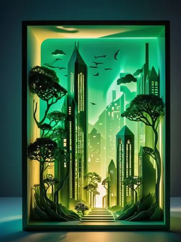 botanical frame,futuristic landscape,ecosystems,terrarium,art deco background,3d fantasy,ecotopia,computer art,frame flora,art deco frame,framed paper,botanical square frame,frame illustration,fractal environment,cartoon video game background,habitats,3d background,background design,cube background,biophilia,Unique,Paper Cuts,Paper Cuts 10