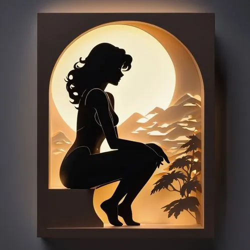 silhouette art,mermaid silhouette,woman silhouette,dance silhouette,art silhouette,silhouette dancer,Unique,Paper Cuts,Paper Cuts 10