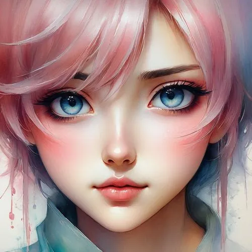 natsuki,serah,fiora,krita,aelita,nadeshiko,maeve,euphemia,haru,world digital painting,marinette,digital painting,pink beauty,anime girl,luka,hoshihananomia,anime 3d,nanami,fantasy portrait,neopolitan,Conceptual Art,Daily,Daily 32