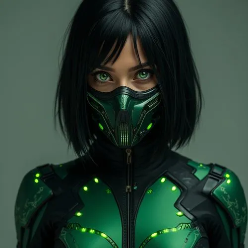 cyberdog,alita,green skin,kuribayashi,cyberian,gamora