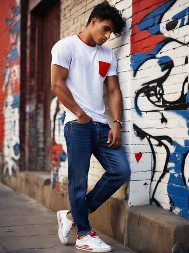 isolated t-shirt,street shot,alleys,tricep,graffman,ryu,street fashion,carmine,concrete background,bsx,cool remeras,sagat,red wall,tees,t shirt,print on t-shirt,muscle icon,caliandro,red brick wall,jeans background,Illustration,Retro,Retro 21