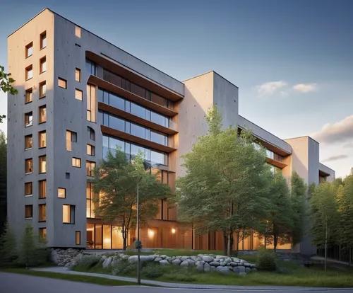 espoo,appartment building,apartment building,new housing development,borås,eco-construction,modern architecture,corten steel,eco hotel,apartment block,apartment complex,åkirkeby,mixed-use,3d rendering