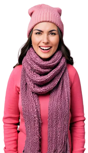 knitted cap with pompon,knitting clothing,scarf,pink hat,balaclavas,pink background,knit hat,scarves,headscarfs,woolens,hila,pashmina,hijab,cowls,pink large,beanie,girl wearing hat,women clothes,kaffiyeh,portrait background,Photography,Black and white photography,Black and White Photography 04