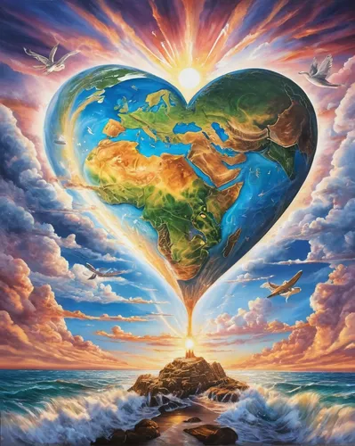 love earth,loveourplanet,mother earth,the earth,global oneness,earth,human heart,earth in focus,the heart of,earth chakra,the world,embrace the world,all forms of love,planet earth,planet eart,earth day,handing love,world wonder,golden heart,colorful heart,Conceptual Art,Daily,Daily 13