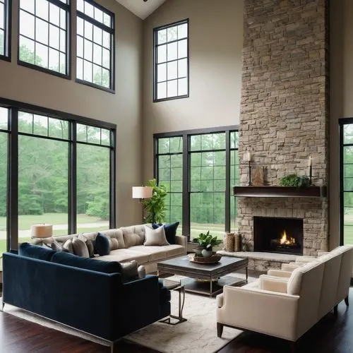 hovnanian,family room,fireplaces,luxury home interior,fire place,contemporary decor,modern living room,wooden windows,interior modern design,window frames,fireplace,mantels,sunroom,home interior,sitting room,living room,modern decor,fieldstone,bonus room,livingroom,Illustration,Black and White,Black and White 10