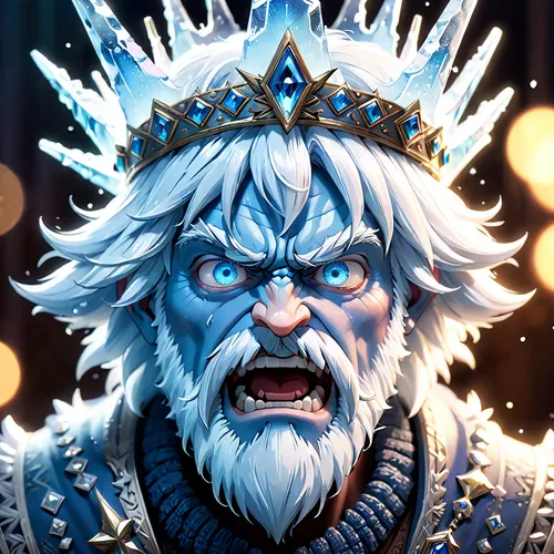 father frost,white walker,the snow queen,poseidon god face,ice queen,iceman,snowflake background,white rose snow queen,olaf,nordic christmas,scared santa claus,frozen,elsa,blue snowflake,eternal snow,tyrion lannister,frost,glory of the snow,ice crystal,king ortler,Anime,Anime,Cartoon